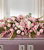 Life and Remembrance Casket Spray Life and Remembrance Casket Spray